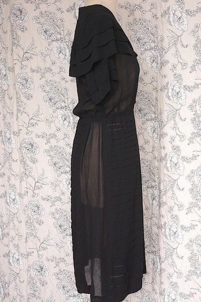 vêtement antique アンティークシフォンワンピース　あった場合東さまにご連絡 .FR a l'epoque