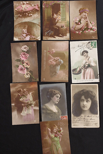 carte postal antique アンティークポストカード30枚　1 .FR A Ll'EPOQUE