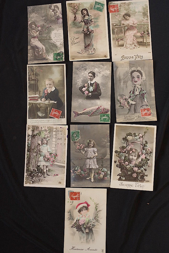 carte postal antique アンティークポストカード30枚　4 .FR A Ll'EPOQUE