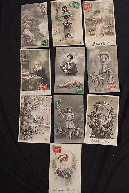 carte postal antique アンティークポストカード30枚　4 .FR A Ll'EPOQUE