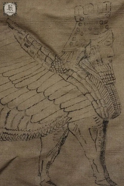 antique sac アンティークリネン袋　ラマス .FR A Ll'EPOQUE