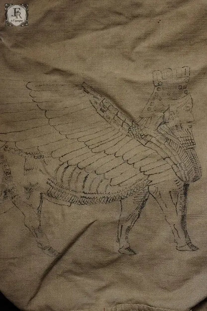 antique sac アンティークリネン袋　ラマス .FR A Ll'EPOQUE