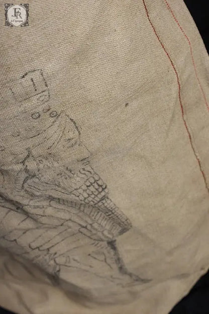 antique sac アンティークリネン袋　ラマス .FR A Ll'EPOQUE