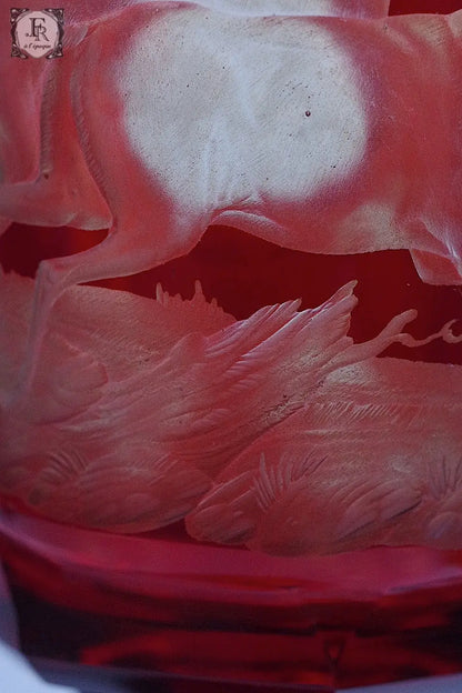 calice  antique アンティーク ボヘミアングラス　教会 .FR A Ll'EPOQUE