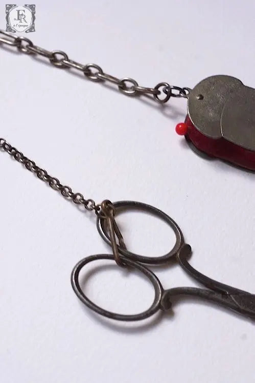 chatelaine antique アンティークチェーン　裁縫 .FR A Ll'EPOQUE