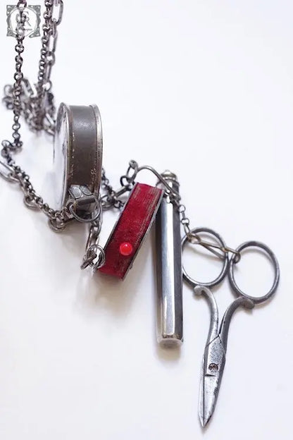 chatelaine antique アンティークチェーン　裁縫 .FR A Ll'EPOQUE