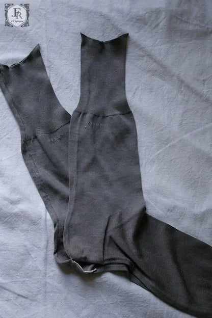 chaussette アンティーク　メンズ靴下　ライトグレー .FR A Ll'EPOQUE