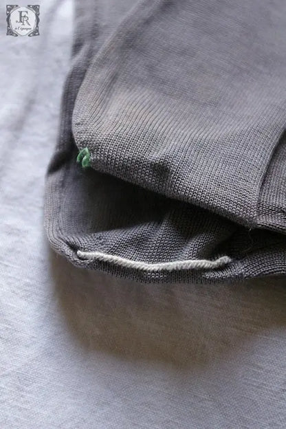 chaussette アンティーク　メンズ靴下　ライトグレー .FR A Ll'EPOQUE