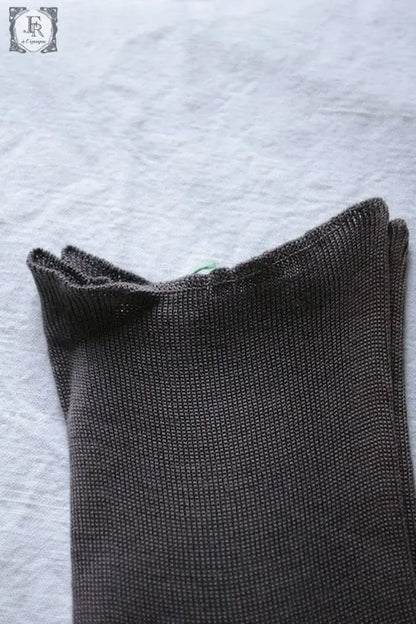 chaussette アンティーク　メンズ靴下　グレー .FR A Ll'EPOQUE