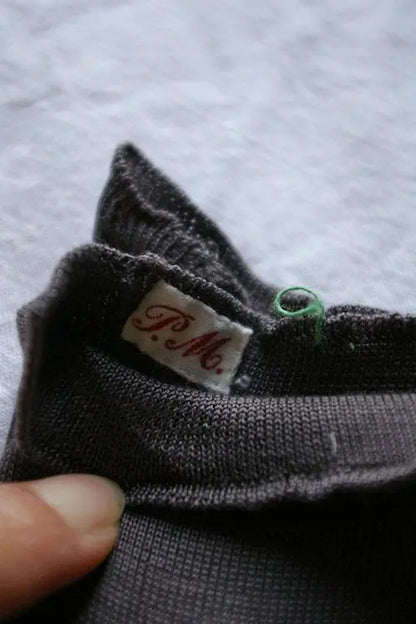 chaussette アンティーク　メンズ靴下　グレー .FR A Ll'EPOQUE