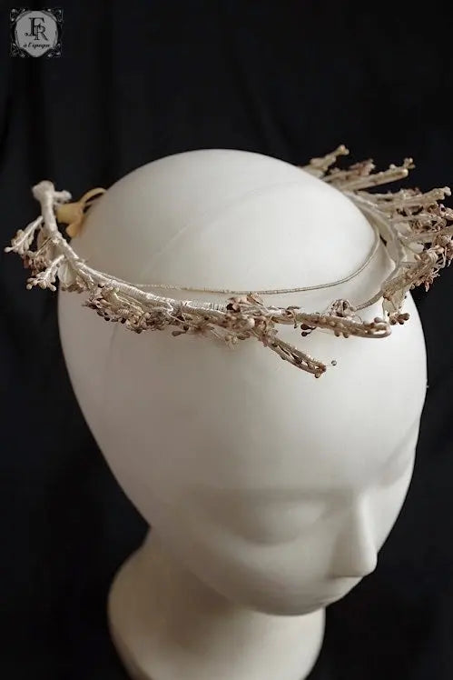 couronne de fleur   antique  アンティークティアラ　お花 .FR A Ll'EPOQUE