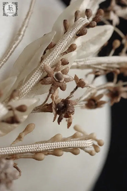 couronne de fleur   antique  アンティークティアラ　お花 .FR A Ll'EPOQUE