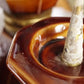 plque-cierges アンティーク雑貨　大ろうそくたて　焼き物 .FR A Ll'EPOQUE