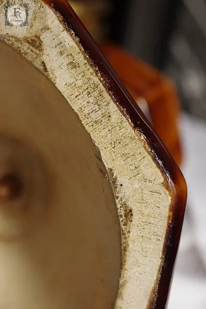 plque-cierges アンティーク雑貨　大ろうそくたて　焼き物 .FR A Ll'EPOQUE