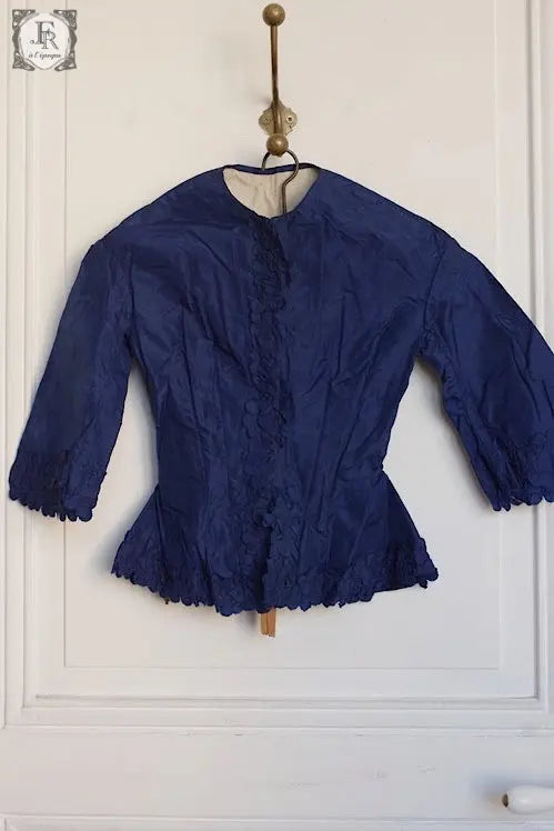 vetement antique アンティーク子供服コスチューム　タフタ .FR A Ll'EPOQUE