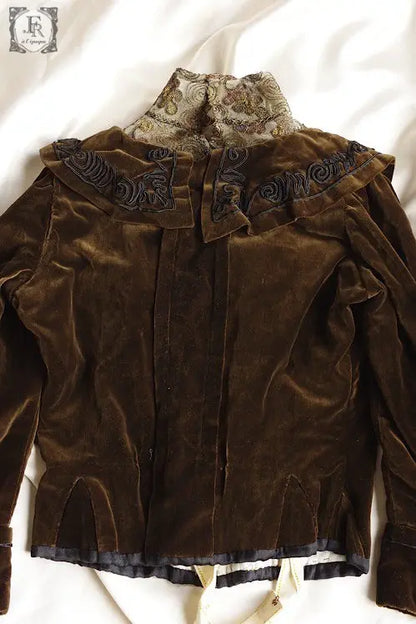 vetement d'enfan ベルベット　コサージュ　少女サイズ .FR A Ll'EPOQUE