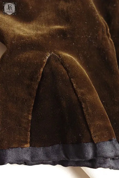 vetement d'enfan ベルベット　コサージュ　少女サイズ .FR A Ll'EPOQUE